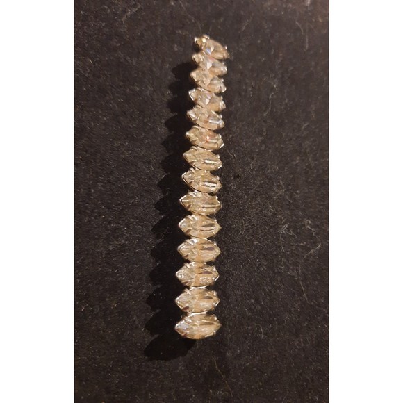 RARE Vintage Pauline Trigere Rhinestone Bat Pin/ Brooch - Picture 1 of 7